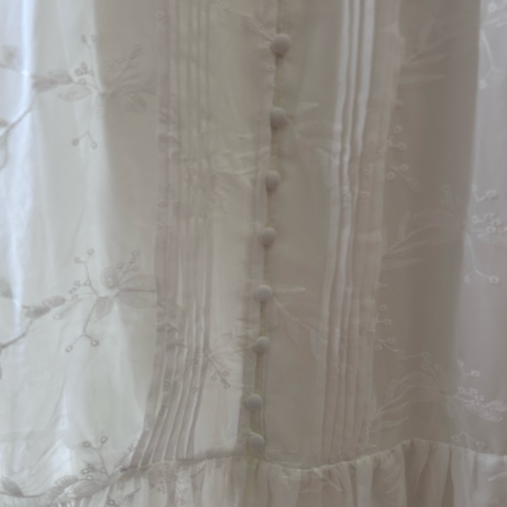 Lulus Time Well Spent Maxi Length Floral Embroidered Dress. Coastal. Cottage. - Picture 3 of 15